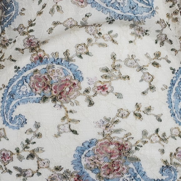 Ralph Lauren Denim & Supply paisley lace top Size Medium - Picture 10 of 12